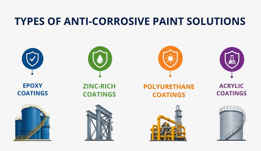 Types of Anti-Corrosive Paint Solutions for Industrial Applications in India