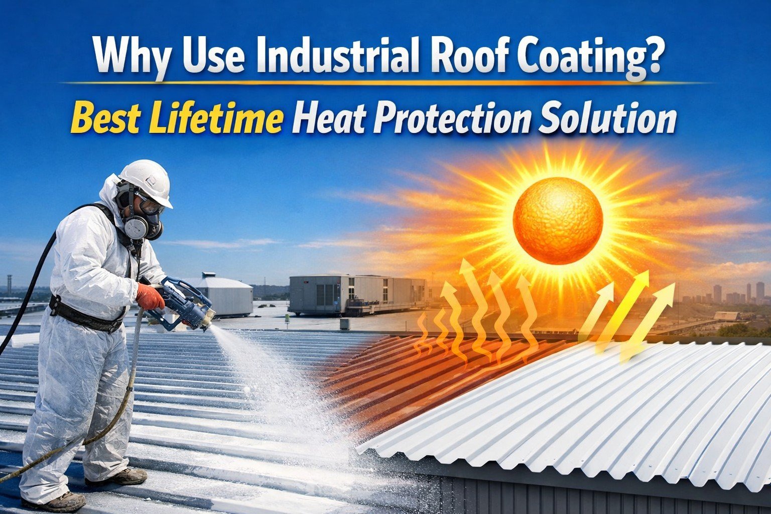 Why Use Industrial Roof Coating? Best Lifetime Heat Protection Solution