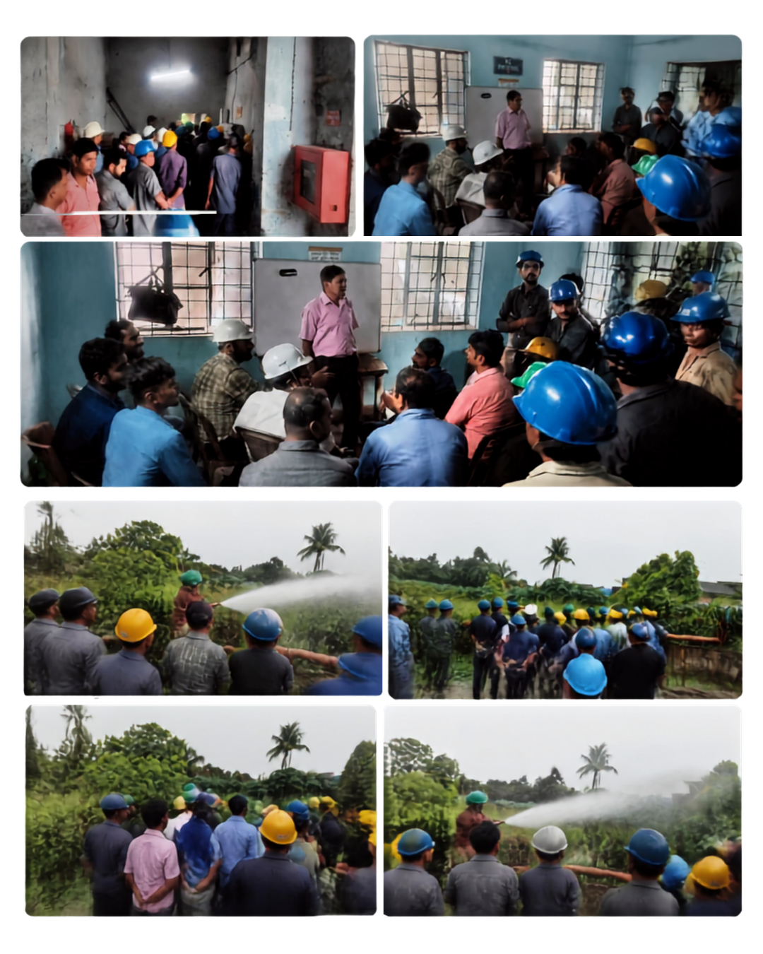 Chanda Paints Conducted Fire Safety Training for Staff and Workmen at Kalyani Factory Background