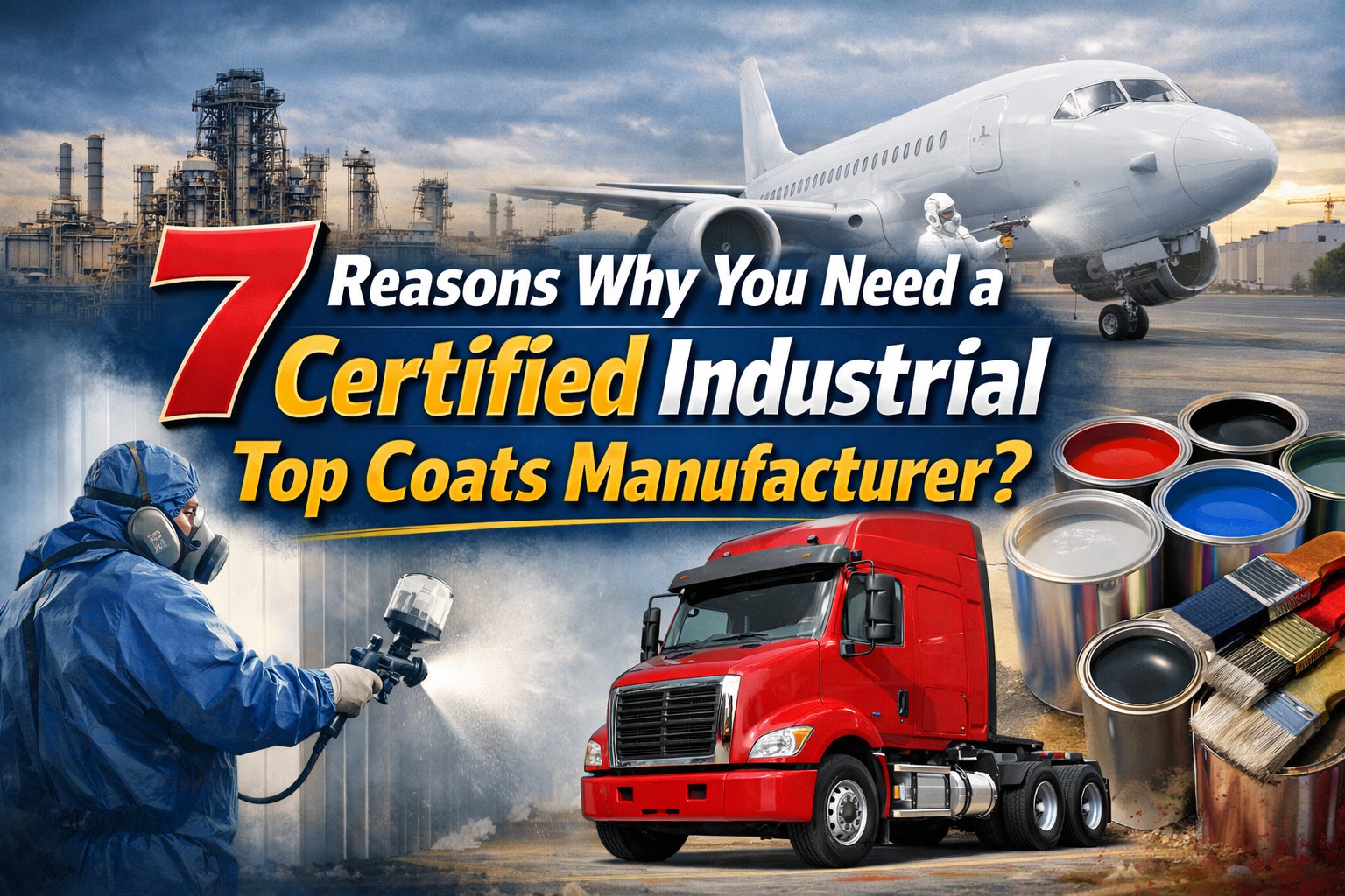 7 Reasons Why You Need a Certified Industrial Top Coats Manufacturer? Background
