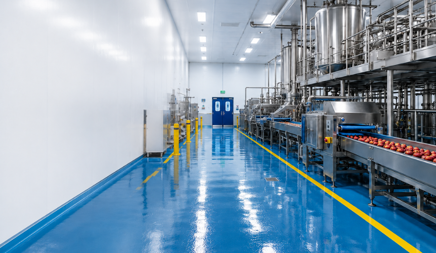 Best Paints & Coatings for Food Processing Plants Background